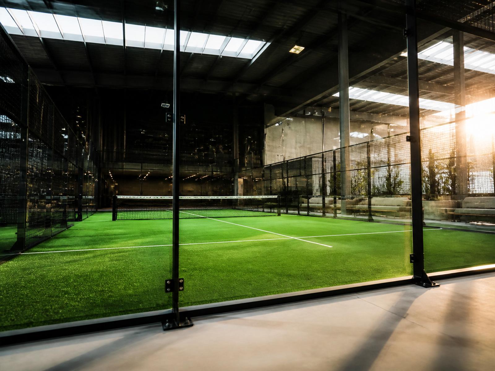 Modernus padelio kortas